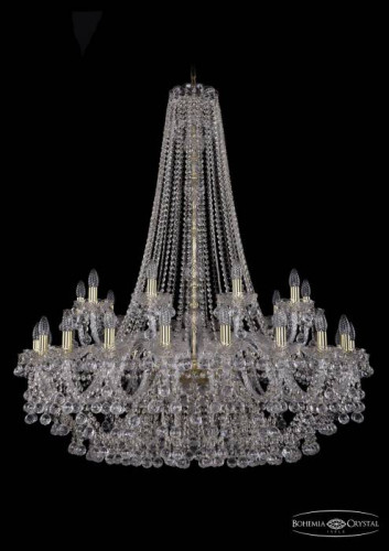 Подвесная хрустальная люстра 1409 Bohemia 1409/20+10/400/h-133 G