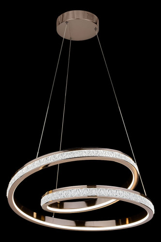 Подвесная люстра LEON Aida LE7707/600Z Black Chrome