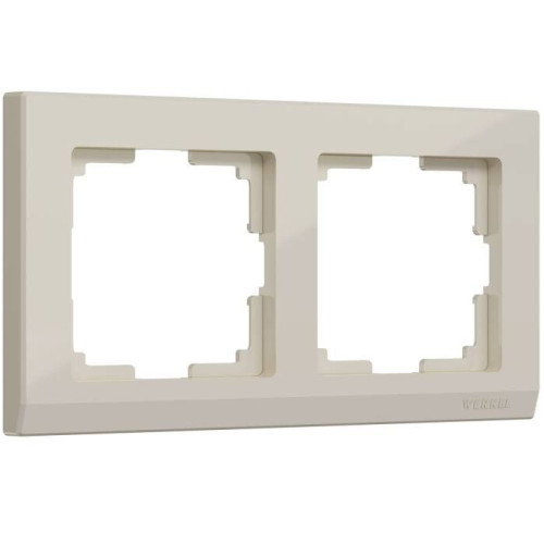 Рамка Werkel W0021803/ Рамка на 2 поста Stark (слоновая кость)