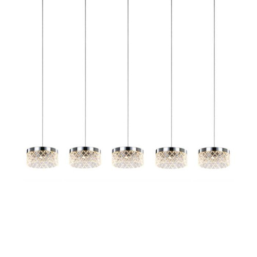 Светильник подвесной Delight Collection Diamond cut MD21020075-5B chrome