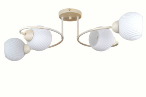 Потолочная люстра Natali Kovaltseva 81400 81400/4C BEIGE GOLD