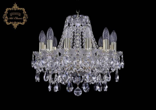 Подвесная хрустальная люстра 11.25 Art Classic 11.25.12.141.Gd.Sp