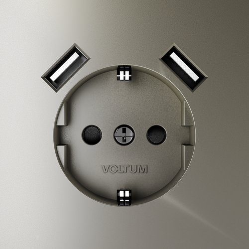 Розетка (Шелк) Voltum Voltum S70 VLS040404