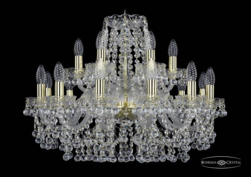 Подвесная хрустальная люстра 1409 Bohemia 1409/12+6/240 G