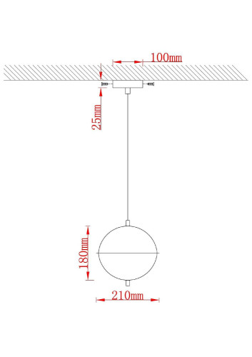 Светильник подвесной Arte Lamp Andromeda A2089SP-5GO