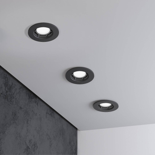 Встраиваемый светильник Elektrostandard Asimo 25009/01 GU10 чёрный