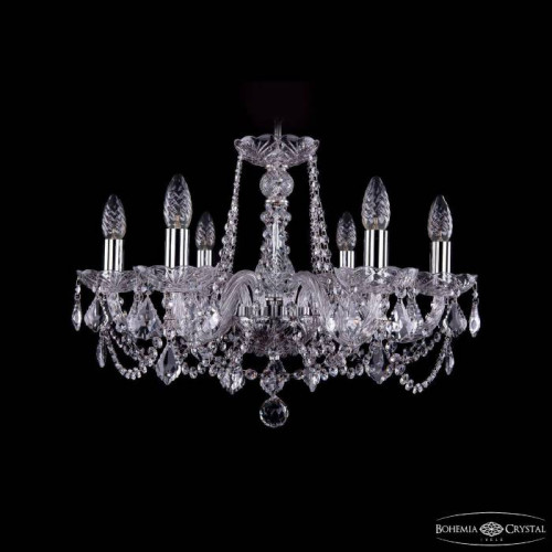 Подвесная хрустальная люстра 1402 Bohemia 1402/6/195 Ni Leafs