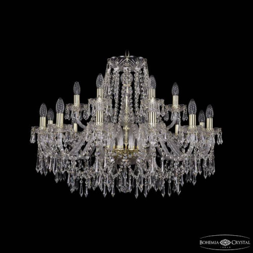 Подвесная хрустальная люстра 1403 Bohemia 1403/12+6/300 G