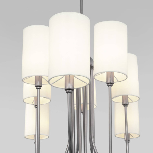 Подвесная люстра Eurosvet Abbey 60164/10 никель Smart