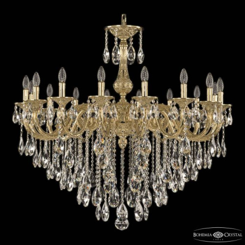 Подвесная хрустальная люстра 7101 Bohemia 71101/16/360 B G