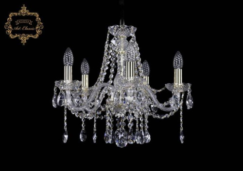 Подвесная хрустальная люстра 11.12 Art Classic 11.12.5.165.Gd.Sp