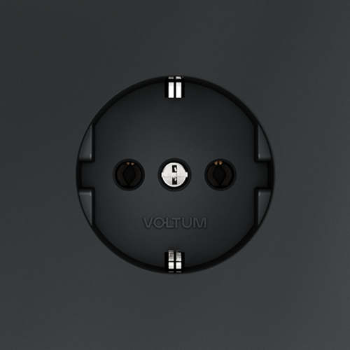 Розетка (графит) Voltum Voltum S70 VLS040107