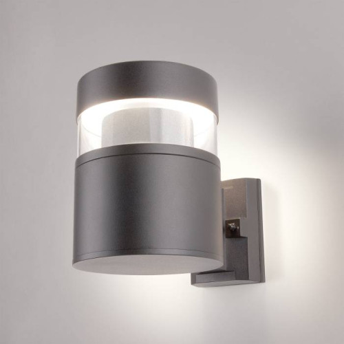 Уличный настенный светильник Elektrostandard 1530 TECHNO LED серый