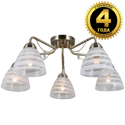 Потолочная люстра Natali Kovaltseva 76053 76053/5C ANTIQUE