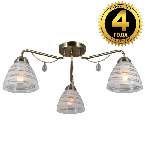 Потолочная люстра Natali Kovaltseva 76053 76053/3C ANTIQUE