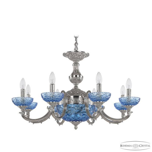 Подвесная люстра Bohemia 7209 72209P/8/210 Ni P Aquamarine/M-1F