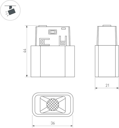 Трековый светильник Arlight Mag-Orient 043291