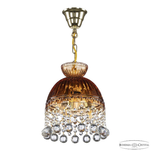 Светильник подвесной Bohemia 5478 5478/22 G Amber/M-1G Balls
