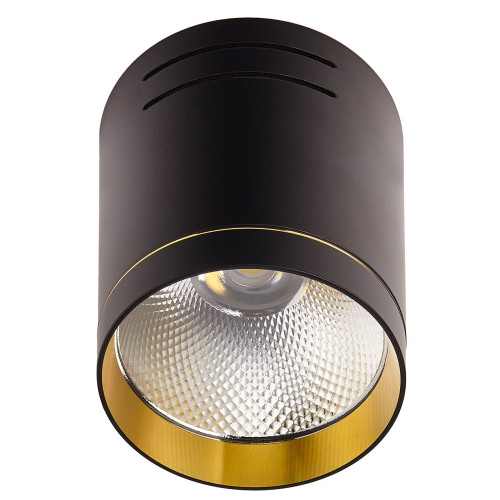 Светильник LED 1*10W потолочный спот Черный/Золото IL.0005.7000