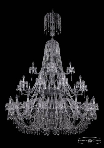 Подвесная хрустальная люстра 1403 Bohemia 1403/20+10+5/530/XL-203/3d Ni