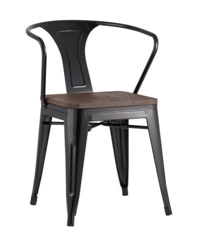 Обеденный стул Stool Group Tolix Arm Wood YD-H440AR-W LG-01