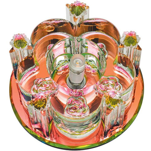 Встраиваемый светильник Fametto Fiore DLS-F122 G4 COLOUR/CLEAR