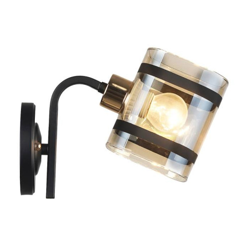 Бра 1*60Вт E27 MD.4060-1-W BK+FGD