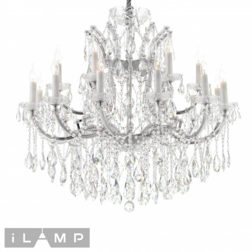 Подвесная люстра iLamp Diamond 6071-18 CR+CL