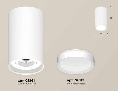 Накладной светильник Ambrella Techno XS8161001