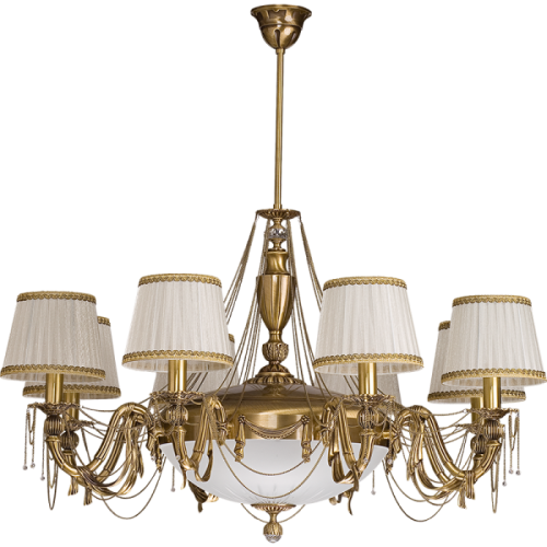 Потолочная люстра Kutek Baccara BAC-ZW-8+1(P/A)