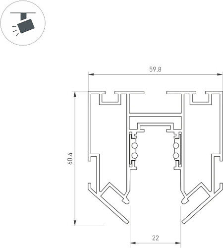 Шинопровод Arlight Mag-Orient 046702