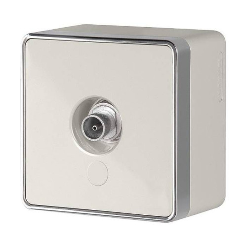 Розетка Werkel Накладные механизмы Gallant слоновая кость W5083003/ ТВ-розетка оконечная Gallant (слоновая кость)