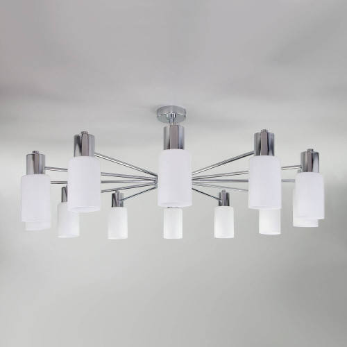 Потолочная люстра Eurosvet Vegga 70160/12 хром Smart