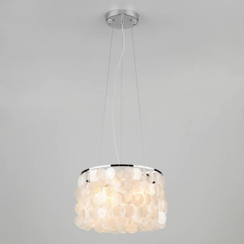 Светильник подвесной Eurosvet Sandra 60005/3 хром/перламутр