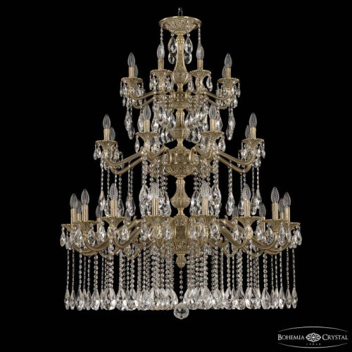 Подвесная хрустальная люстра 7202 Bohemia 72102/16+8+8/360/3d A FP