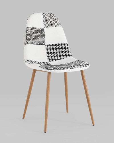 Обеденный стул Stool Group OS-001P-V patchwork bw DUAL
