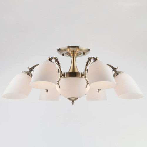 Потолочная люстра Eurosvet Ariele 22010/6+2 античная бронза