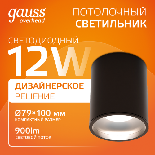 Накладной светильник Gauss HD028