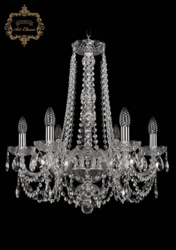Подвесная хрустальная люстра 11.11 Art Classic 11.11.6.195.h-63.Cr.Sp