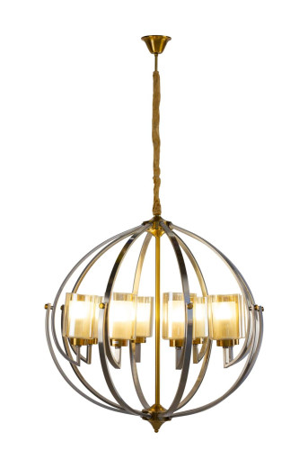 Подвесная люстра AM Group AM372 SP8 GAB+SN