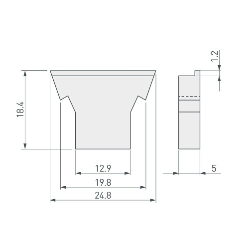 Заглушка Arlight 027735