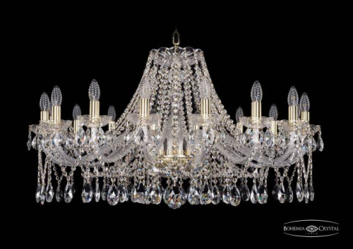 Подвесная хрустальная люстра 1413 Bohemia 1413/16/360 G