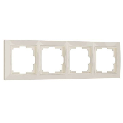 Рамка Werkel W0042003/ Рамка на 4 поста Snabb basic (слоновая кость)