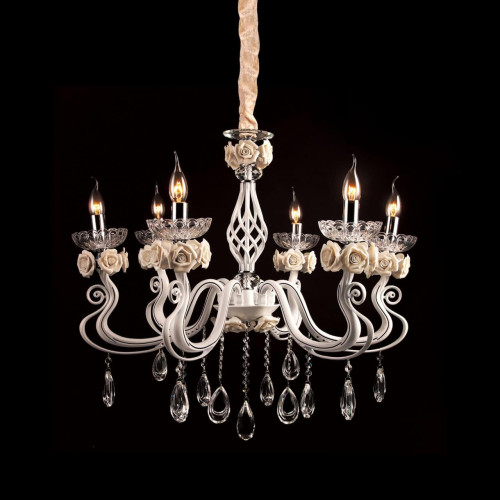 Люстра подвесная с цветочками Primavera EL351P06.1 Citilux