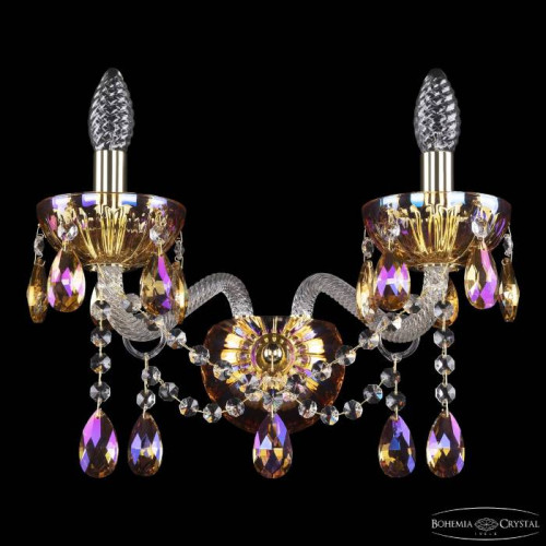 Настенное бра Bohemia 5413 5413B/2/165 G Shampan/M-1H K777