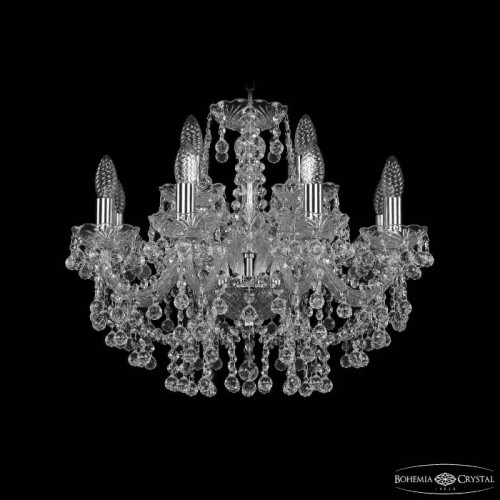 Подвесная люстра Bohemia 1409 1409/8+4/195 Ni