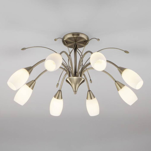 Потолочная люстра Eurosvet Ginevra 30280/8 античная бронза