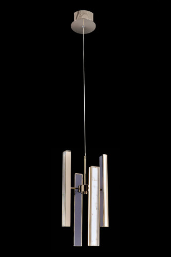 Светильник подвесной LEON Christine LE7702/4S Black Chrome