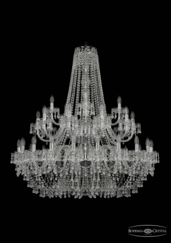 Подвесная хрустальная люстра 1410 Bohemia 1410/20+10+5/400/2d Ni V0300