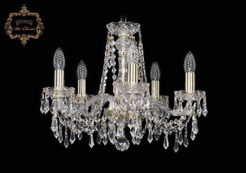 Подвесная хрустальная люстра 11.23 Art Classic 11.23.5.165.Gd.Dr